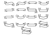 Ribbon Banners Set 5 Procreate Brush, a Brush Add-On by Disasterology Ink (Thumbnail 6 of 10)