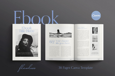 FLAWLESS | Ebook Canva Template, a Magazine Template by Sierra Creative Studio