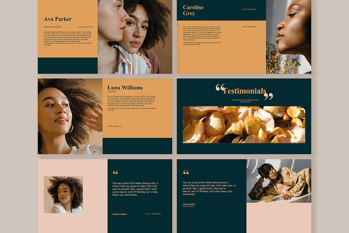 Spring Bloom Presentation Template, a Presentation Template by VectorKiss GraphicsSupply (Photo 4 of 9)