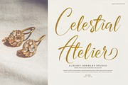 Nomesyl Bridella Beauty Calligraphy, a Script Font by Denustudios (Thumbnail 6 of 12)