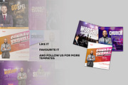 Church Flyer Canva Templates Bundle, a Social Media Template by Sipi_Graphics (Thumbnail 3 of 3)