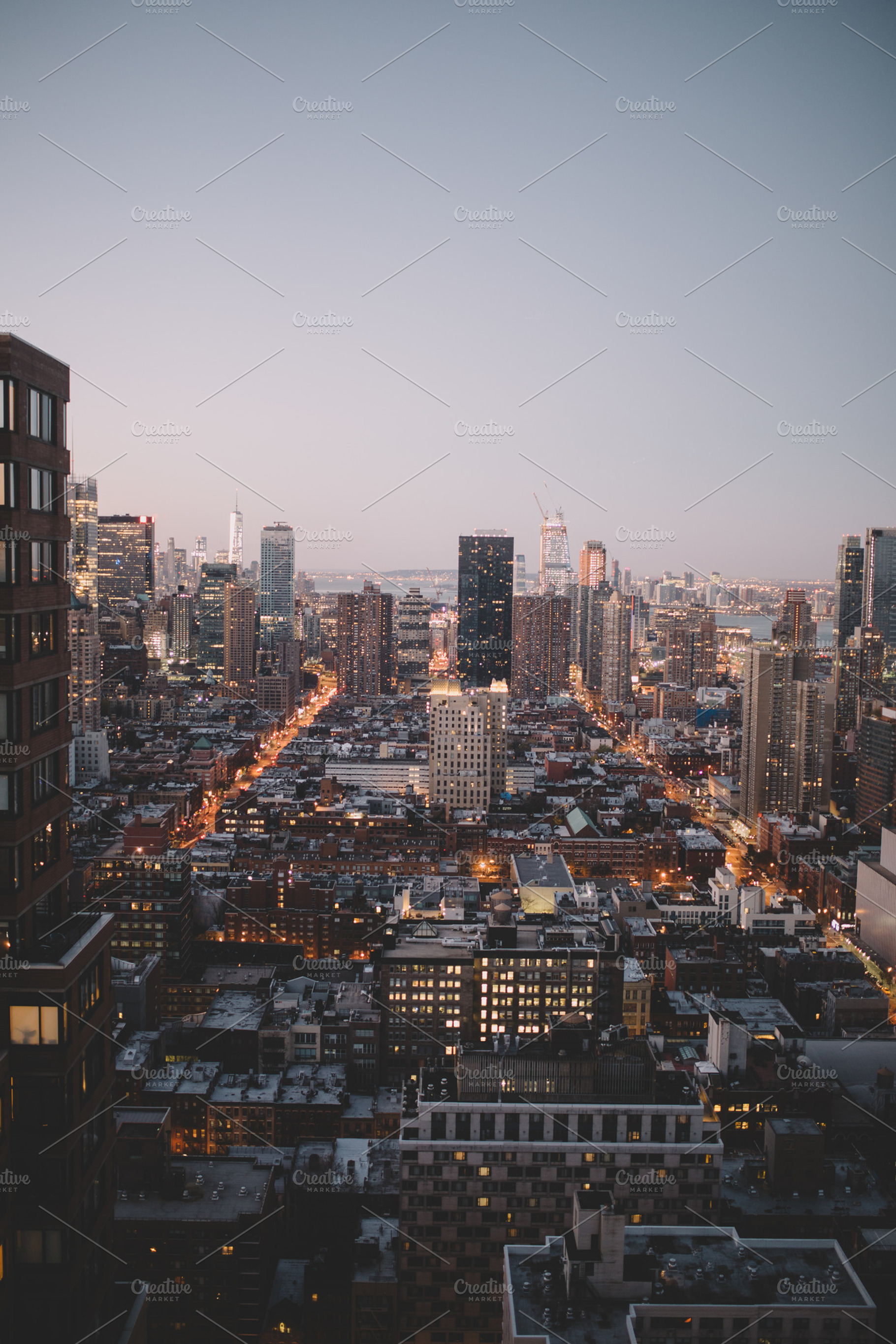 Morning light city stock photo containing new york and new york city, an Architecture Photo by Eric Ewing