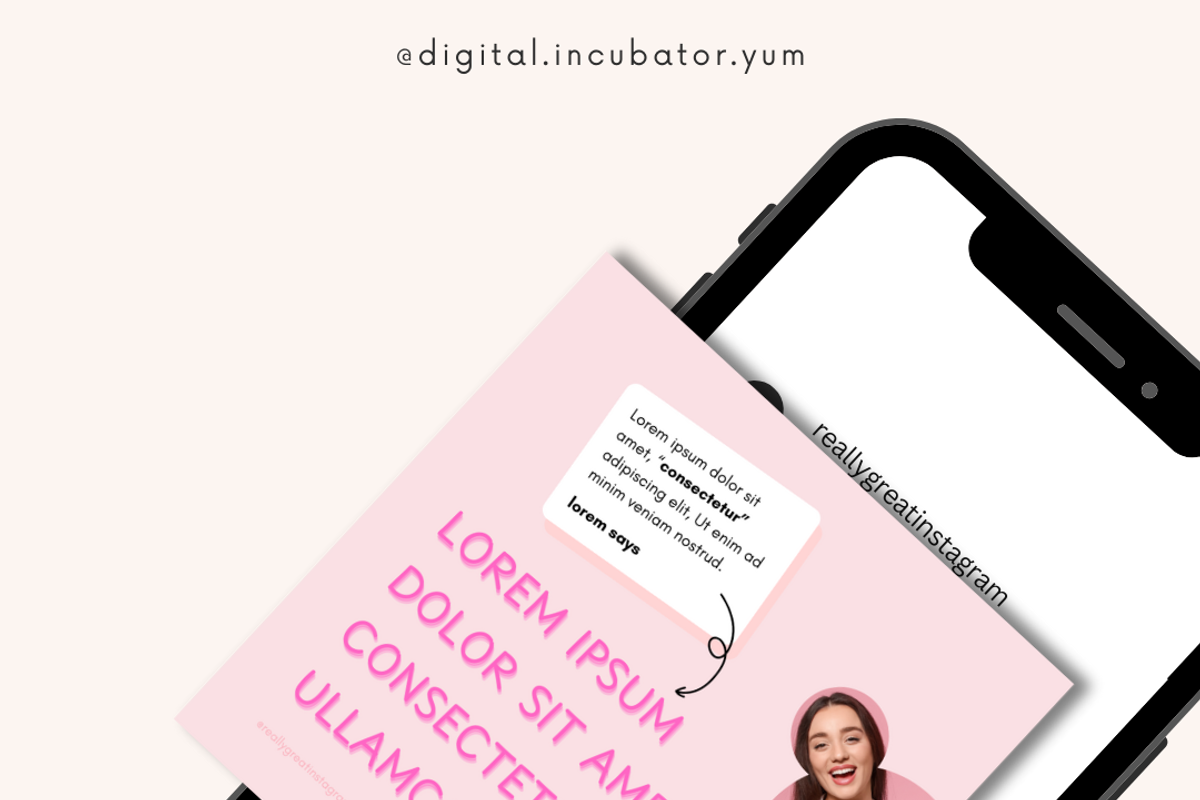 Pink Course Selling Instagram Theme, a Social Media Template by digital.incubator.yum (Photo 13 of 19)
