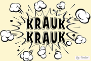 Krauk Krauk - Comic Action Font, a Sans Serif Font by KiddoGlyphs Studio (Thumbnail 1 of 3)