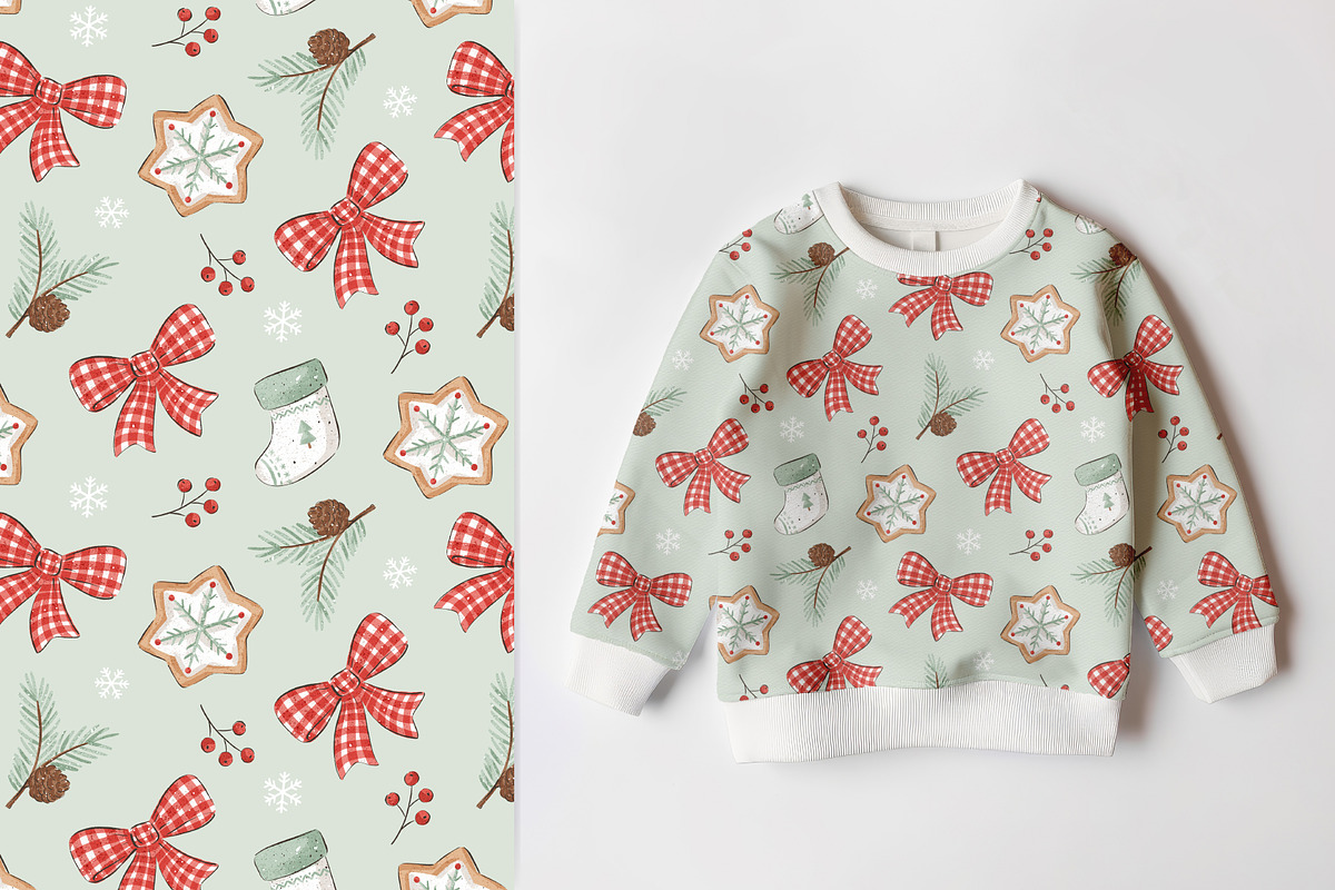 Winter holidays, a Pattern Graphic by Olena Kuznietsova (Photo 5 of 9)