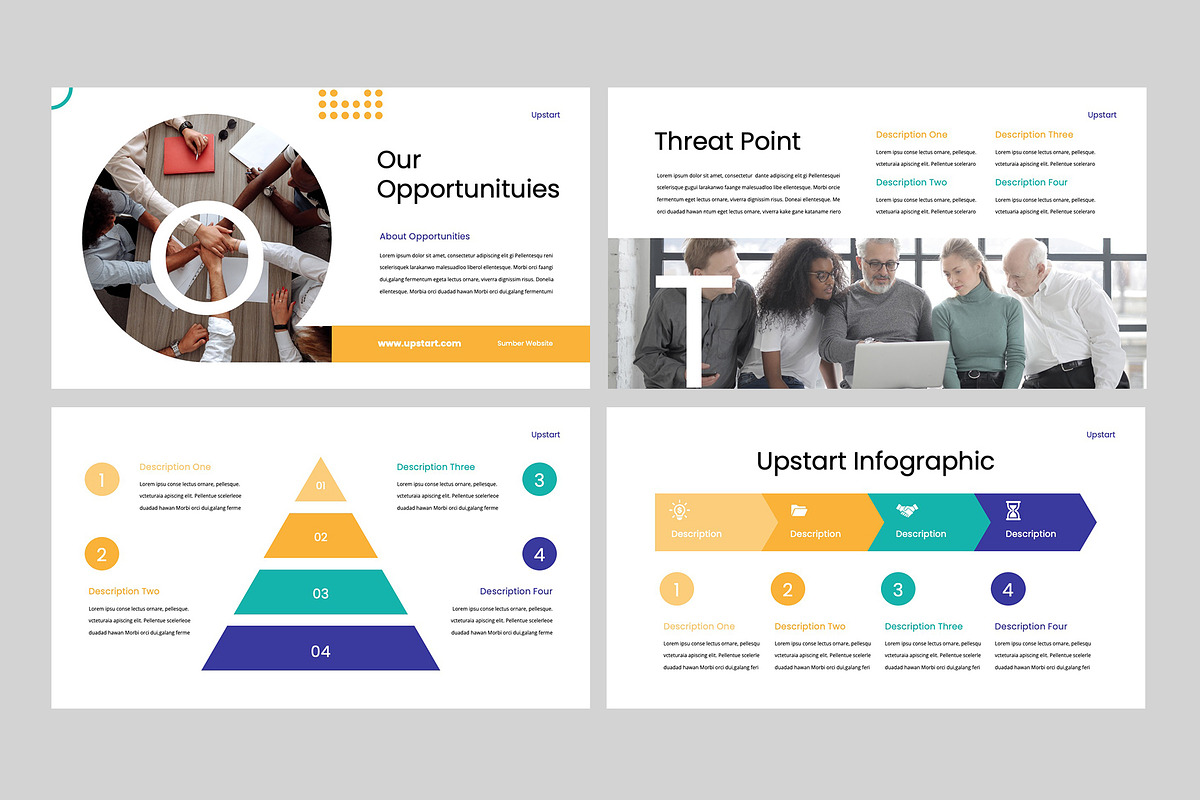 UPSTART - Google Slides Template, a Presentation Template by rgbryand