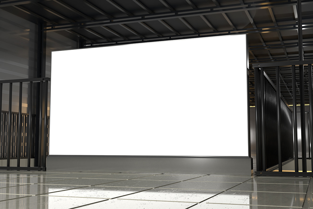 Digital Billboard Mockup, an Advertising Mockup by Unerispace (Photo 4 of 4)