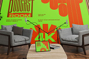 Podcast Room Mockup, an iPad Mockup by zphotographystudio (Thumbnail 2 of 4)