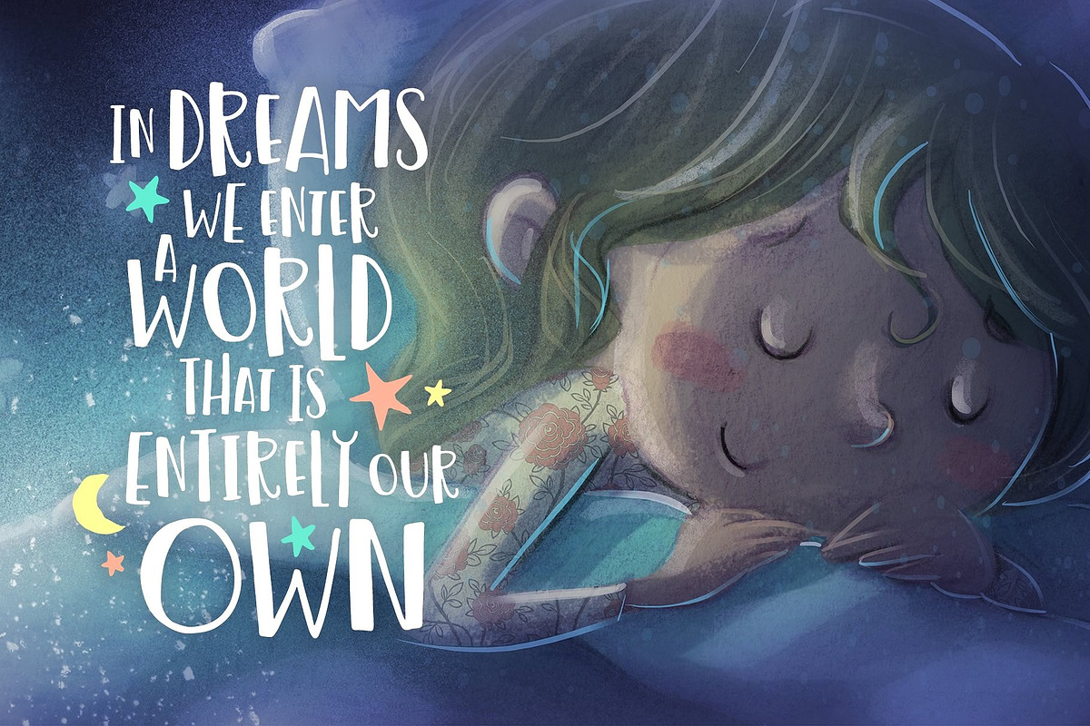 Sweet Dreams Font Bundle, a Sans Serif Font by Denise Chandler (Photo 11 of 19)