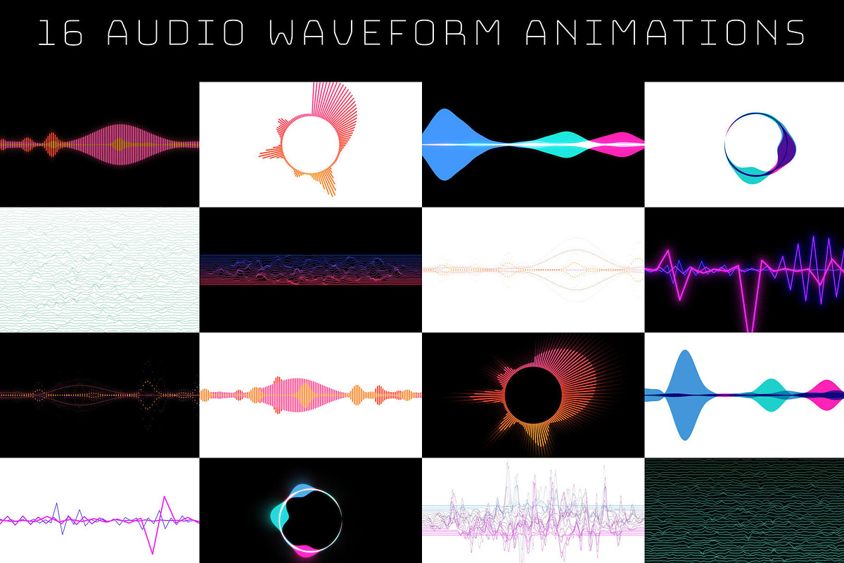 Speech Waveform Animations, a Background Graphic by Enchanted Studios (Photo 2 of 4)