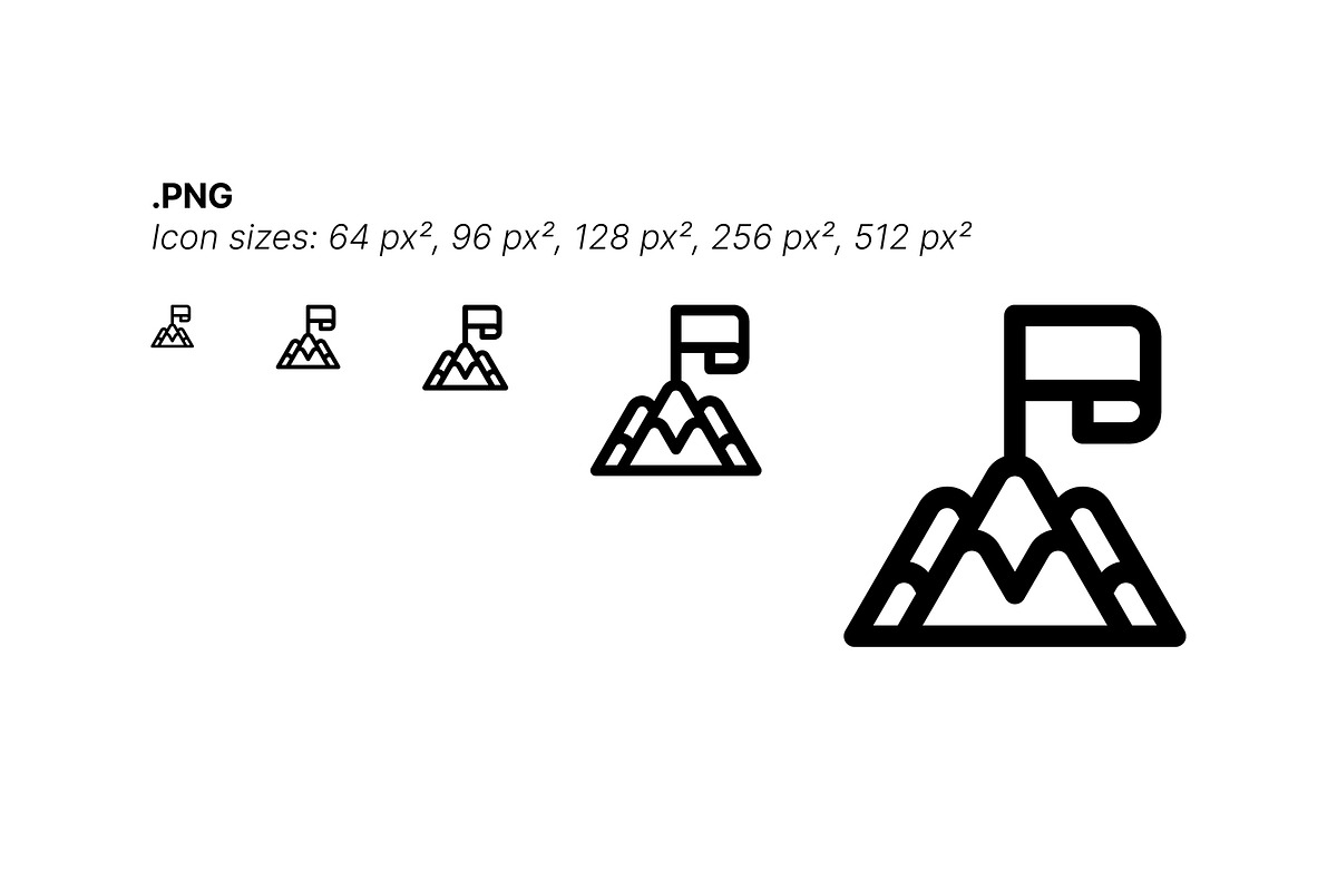 50 Motivation Icons, an Outline Icon by Side Project (Photo 5 of 8)