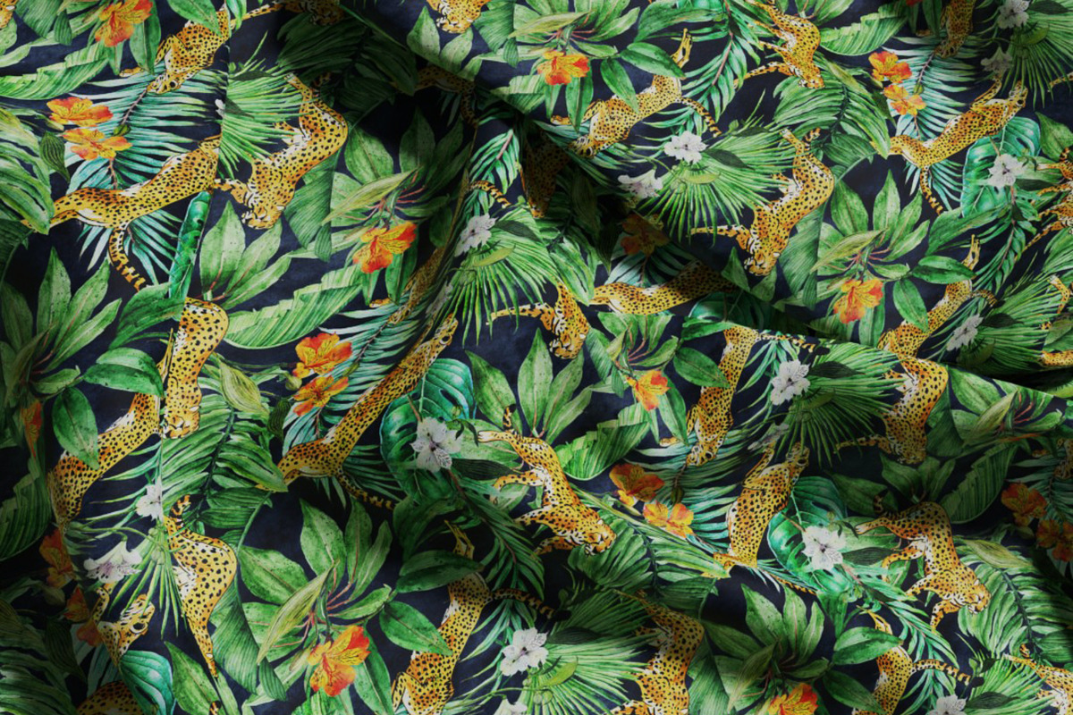 Watercolor Tropical Leopard Print, a Pattern Graphic by Gullenda (Photo 3 of 6)