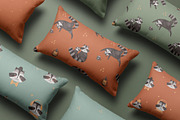 Cute Raccoons Watercolor, a Pattern Graphic by watercolor kamill (Thumbnail 6 of 8)