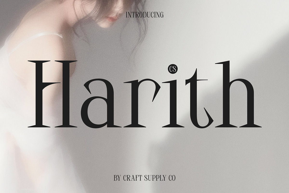 CS Harith – Modern Serif Font, a Serif Font by Craft Supply Co. (Photo 1 of 8)