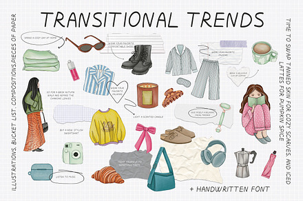 Transitional Trends. Autumn Season, an Object Illustration by Lidberia