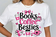Book Besties Clipart Bundle, a Person Illustration by Tanya Kart (Thumbnail 3 of 12)
