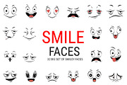 Smiley face collection. Emoji smile, a Person Illustration by Icons (Thumbnail 1 of 3)