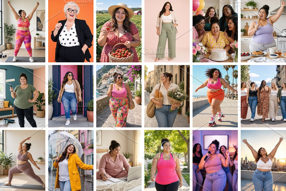 Plus Size Women Stock Photos, a Person Photo by Selenique Studio (Photo 12 of 12)