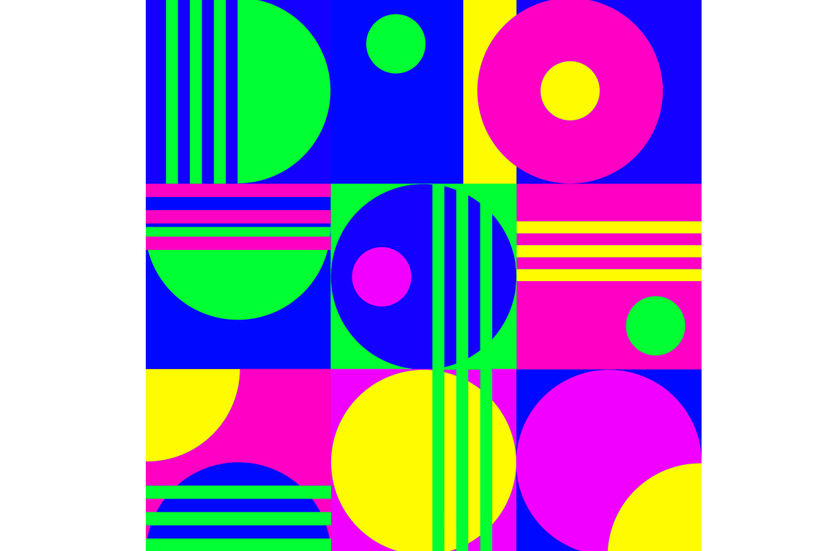 Geometric in Bold Color, a Pattern Graphic by Sharon Schwalbe (Photo 6 of 6)