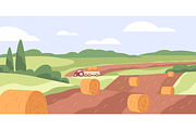Farm countryside landscapes set, a Seasonal Illustration by Good Studio (Thumbnail 4 of 5)
