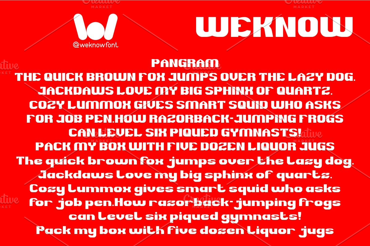 Big Power font, a Sans Serif Font by weknow (Photo 6 of 8)