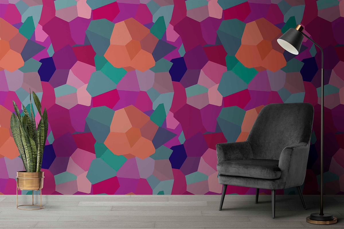 Geometric mosaic abstract, a Pattern Graphic by AAN Seamless Shop (Photo 2 of 3)