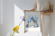 Blue And Gold Victorian Clipart, an Object Illustration by Digital Xpress (Thumbnail 6 of 9)