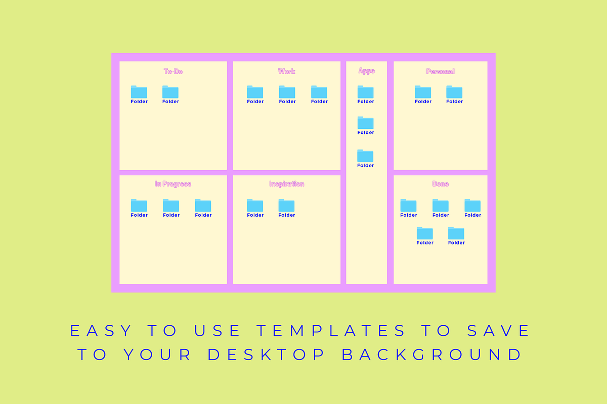 Get-Organized Editable Desktop Planner preview 2