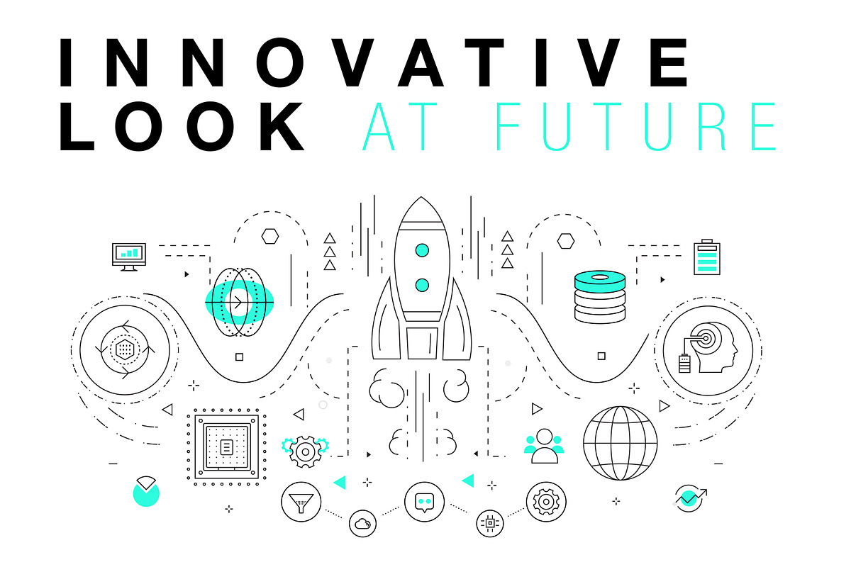 Innovation look at future, a Healthcare Illustration by Vladimir Vihrev (Photo 5 of 10)