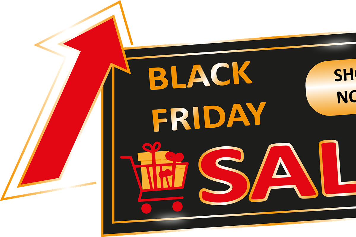 Black Friday Sale Advertisement, a Finance Illustration by JYa_Design