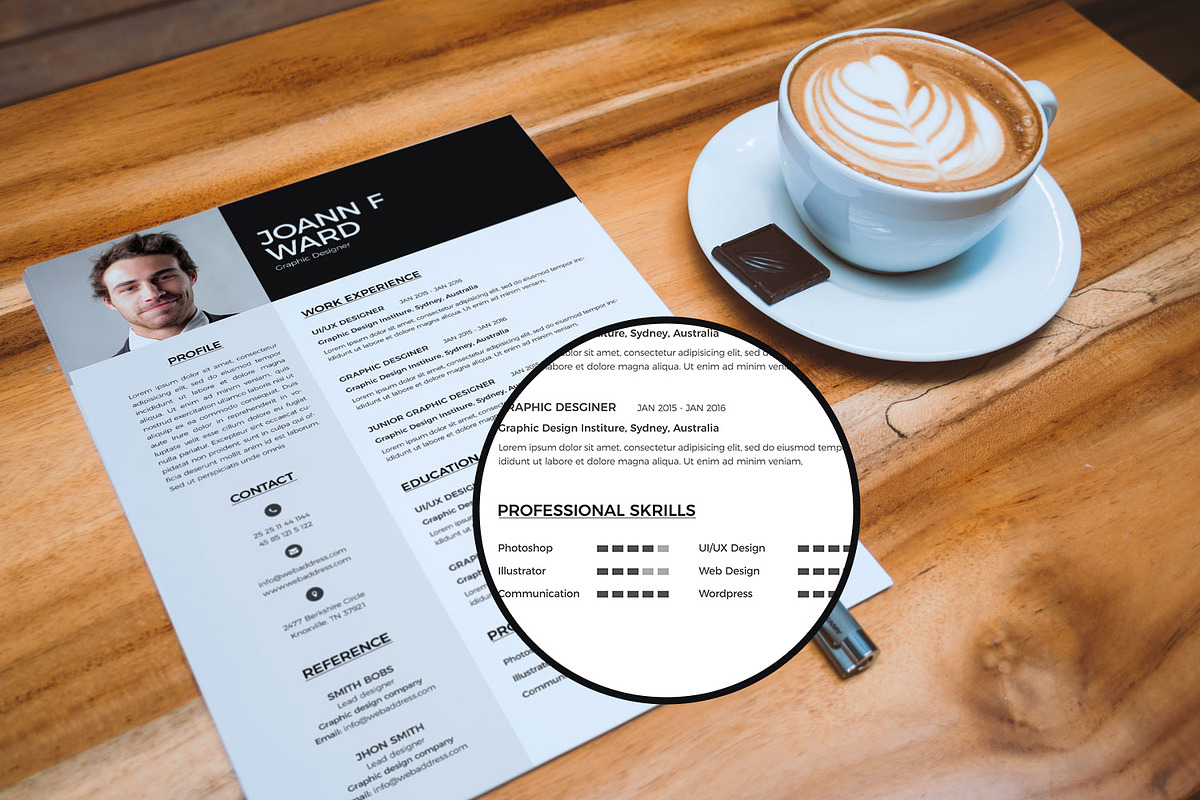 THE RESUME, a Resume Template by graphicbox (Photo 2 of 3)