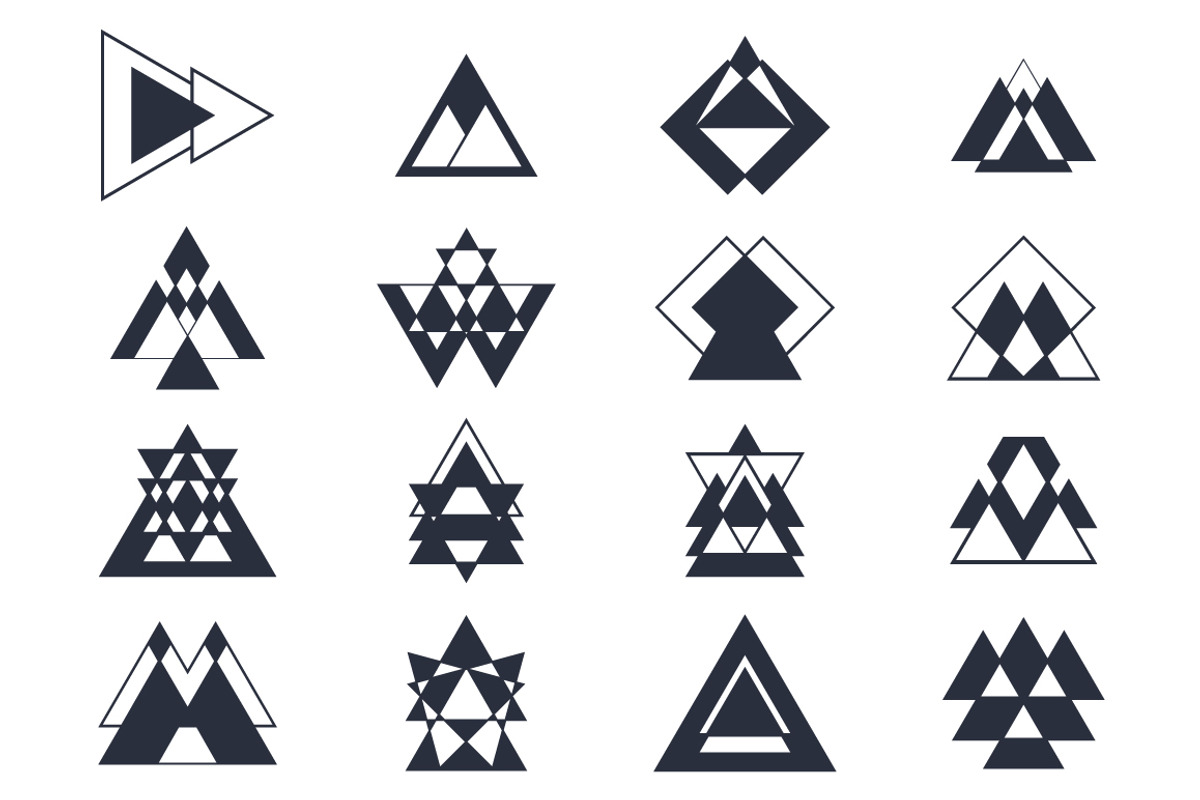 Set of trendy geometric shapes, an Education Illustration by Helen Sko (Photo 3 of 5)