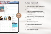 Notion Template Japan Travel Planner, an App Template by GlamWebDesigns (Thumbnail 5 of 9)