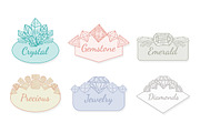 6 Frames with Diamonds and Crystals, an Object Graphic by Lianella's Shop (Thumbnail 2 of 3)