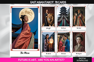 East Asian Tarot Card Deck