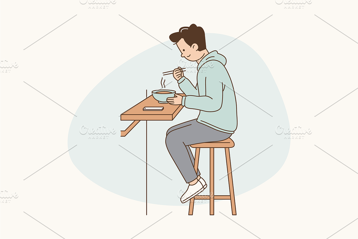 The Introvert Bubble Illustration, an Object Graphic by Jump Studio (Photo 9 of 12)