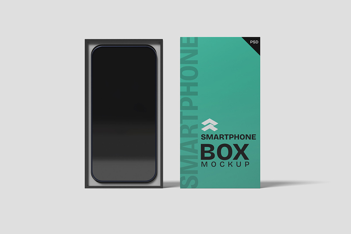 Smartphone Box - Mockup, a Mockup by Rometheme Std (Photo 4 of 5)