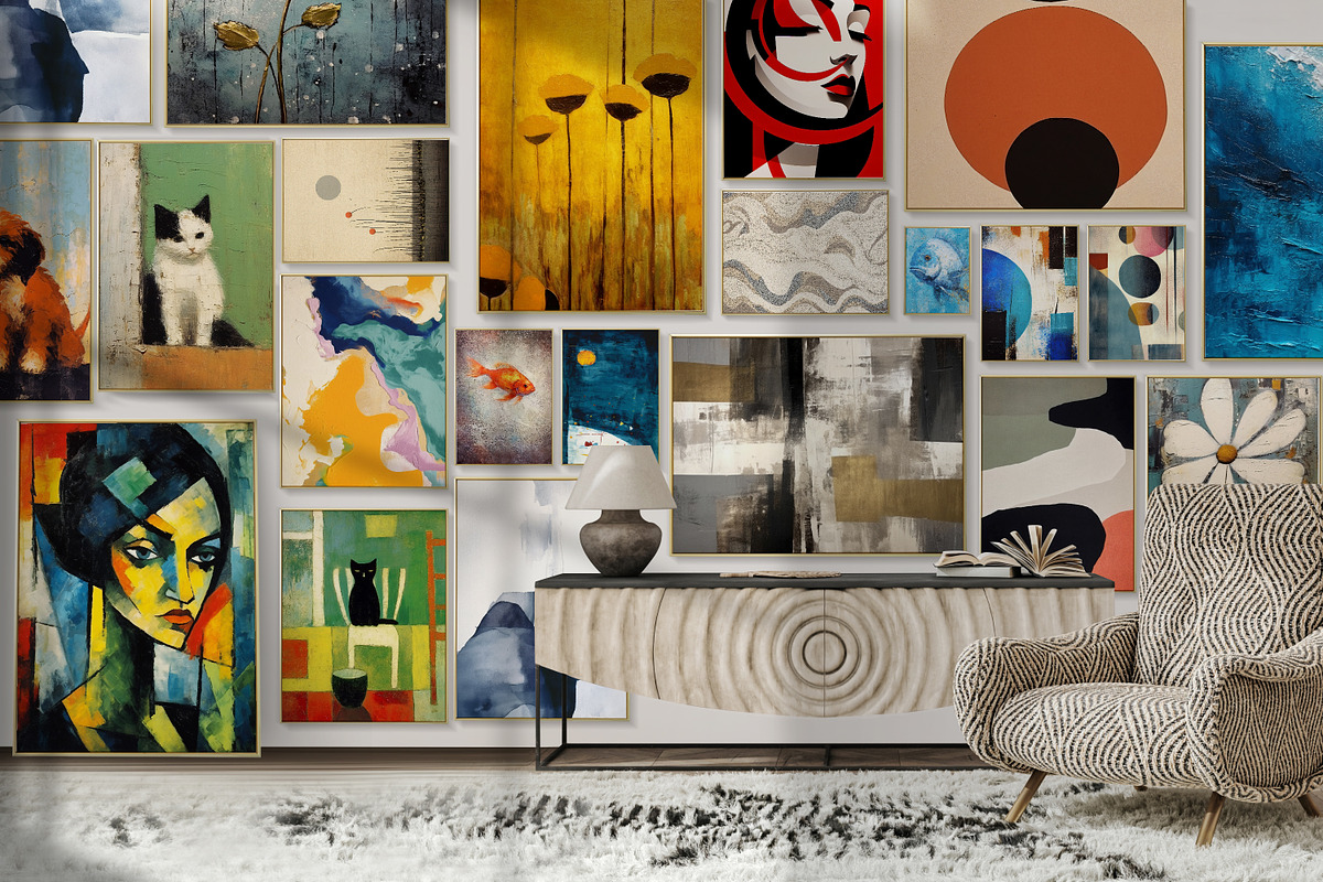 100 Assorted Prints Posters, a Decorative Illustration by Muzi pear studio (Photo 6 of 12)