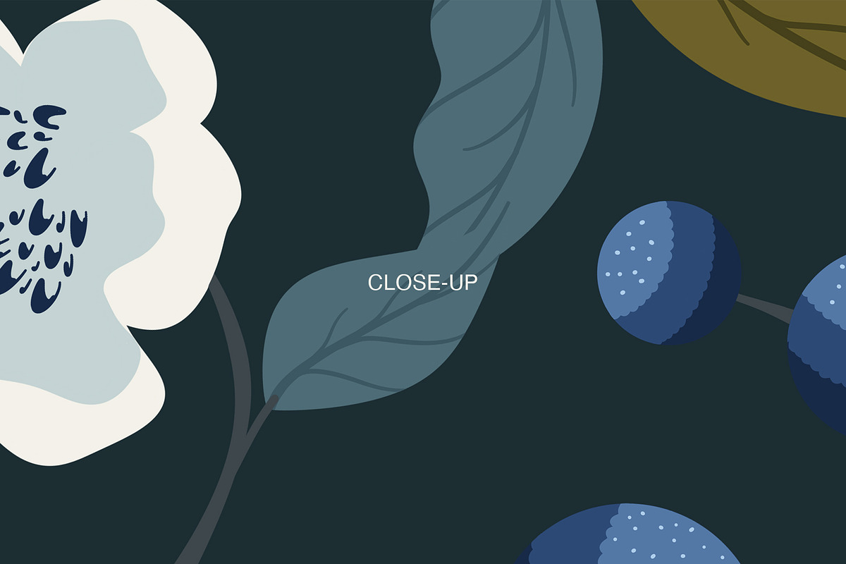 Blueberry Garden Elegant Pattern, a Pattern Graphic by Mariia Kovalchuk (Photo 11 of 12)