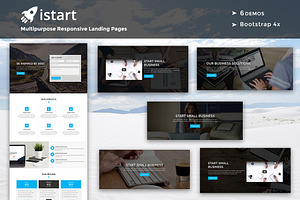 IStart -Responsive HTML Landing Page