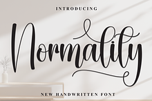 Normality | Script Font