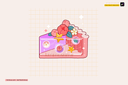 Kawaii Cake O'clock Brush Pack, a Brush Add-On by Artbykimmyw (Thumbnail 5 of 8)