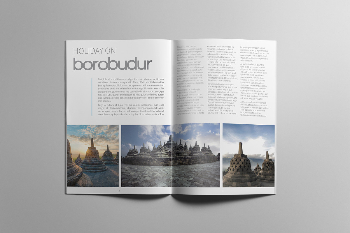 Simple Magazine Template, a Magazine Template by BoriesBechker (Photo 8 of 15)