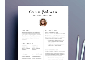 Collage Resume template, Cv template, a Resume Template by Climbwithelevator