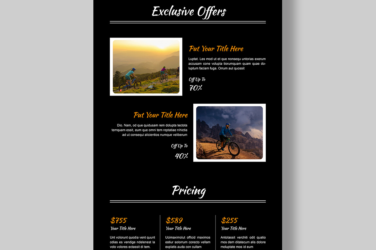 Sport email Newsletter Template, an UI Kit Template by MightyDesign (Photo 5 of 9)