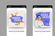 Science Podcast Cover, a Social Media Template by Neermana (Thumbnail 3 of 4)