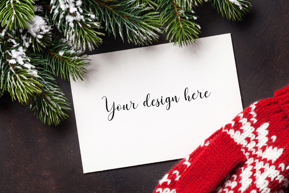 48 Christmas Mockup, a Print Template by Walentin (Photo 45 of 49)