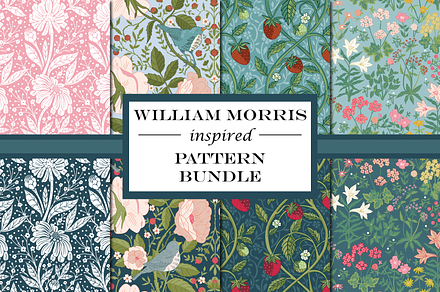 William Morris Pattern Pack Spring, a Pattern Graphic by RachelStudio
