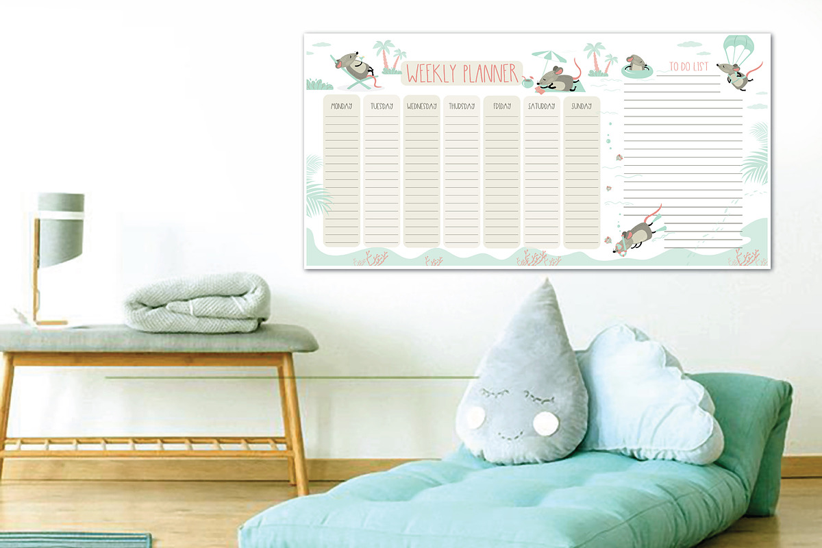 2020 Year calendar set + bonus, an Animal Illustration by naum_studio (Photo 2 of 6)