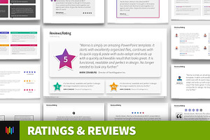 Review PowerPoint Templates, a Presentation Template by Warna Works